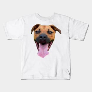 dog tongue cutout Kids T-Shirt